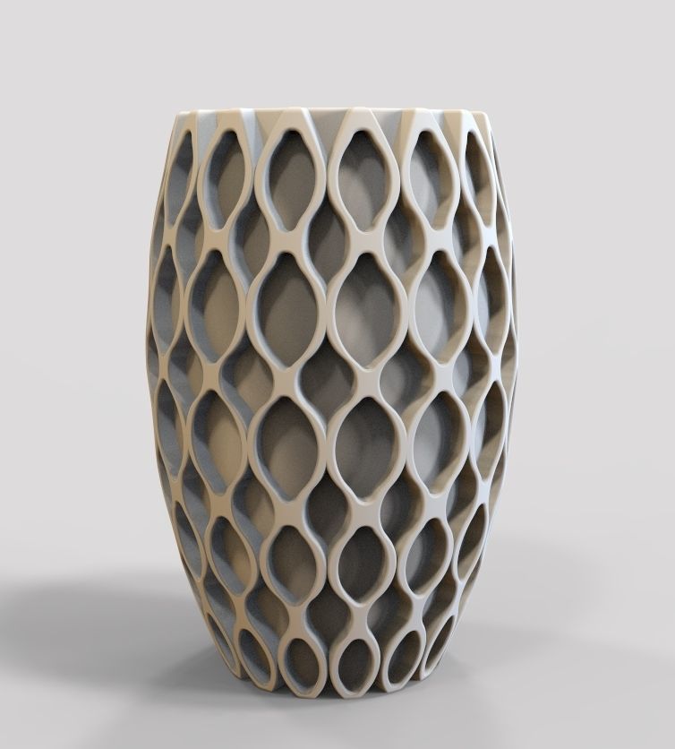 Flower Vase-13 3D print model_63