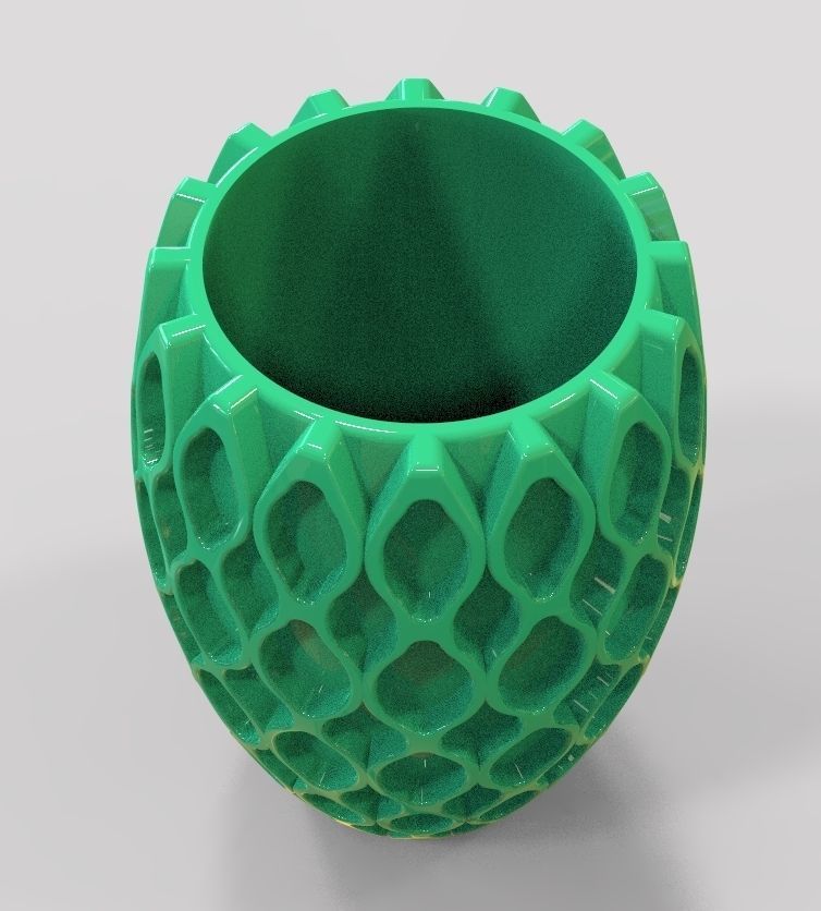 Flower Vase-13 3D print model_35