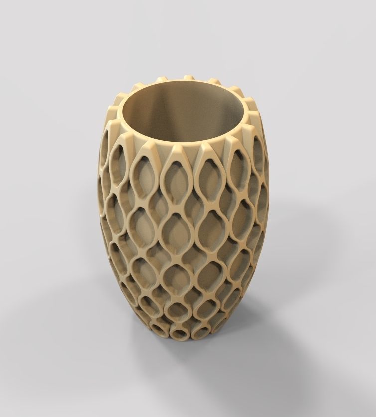 Flower Vase-13 3D print model_3
