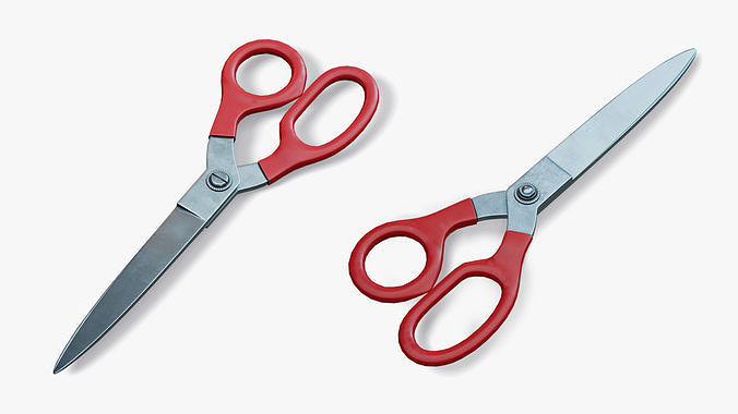 Scissors Low-poly 3D model