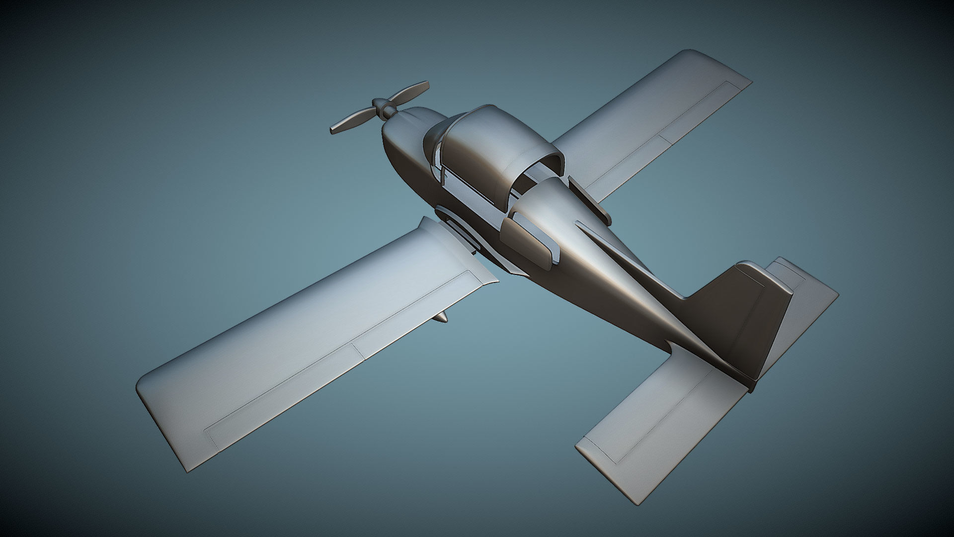 Grumman AA-5B Tiger - 3D Printable Model 3D print model_2