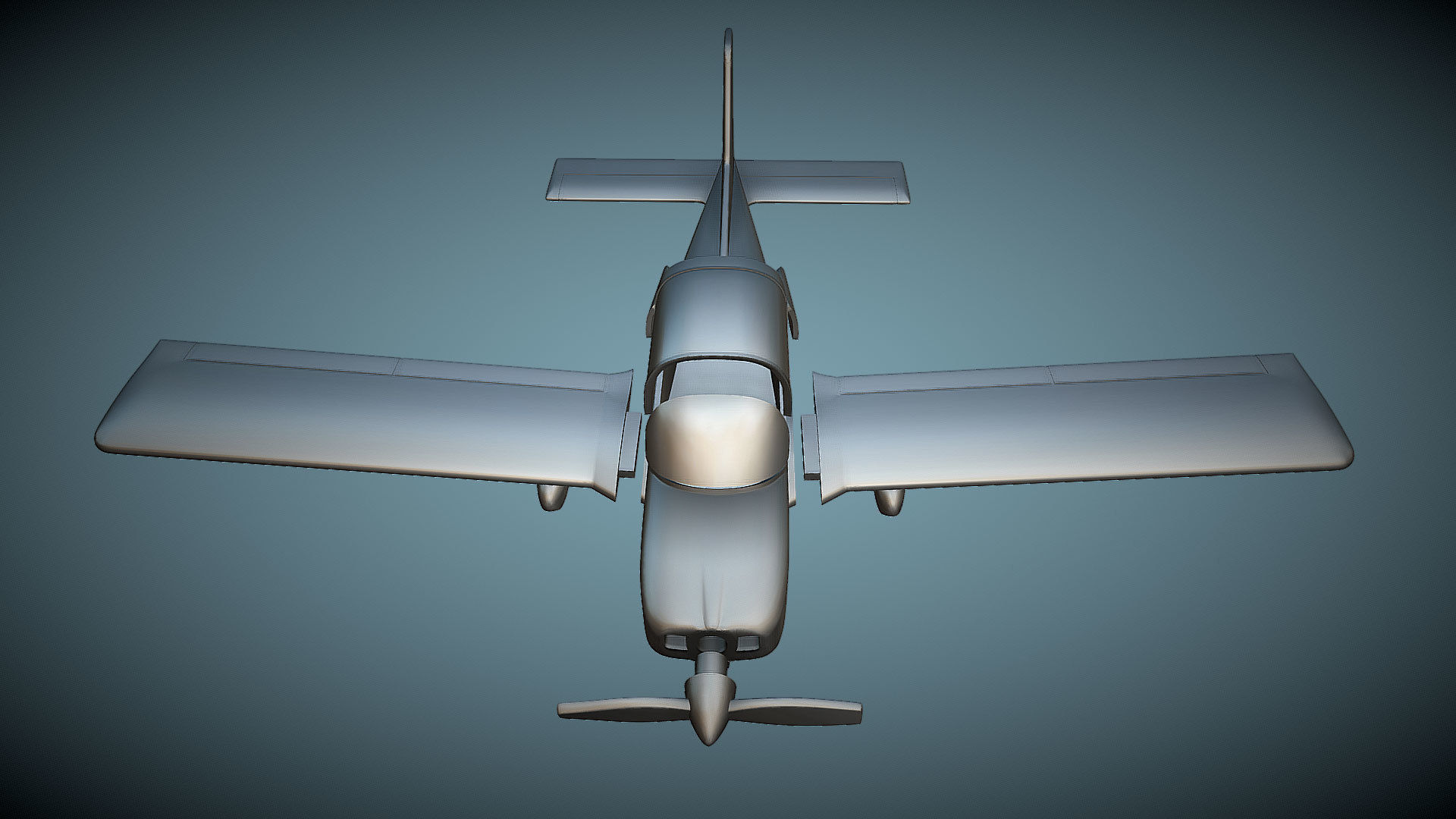 Grumman AA-5B Tiger - 3D Printable Model 3D print model_5