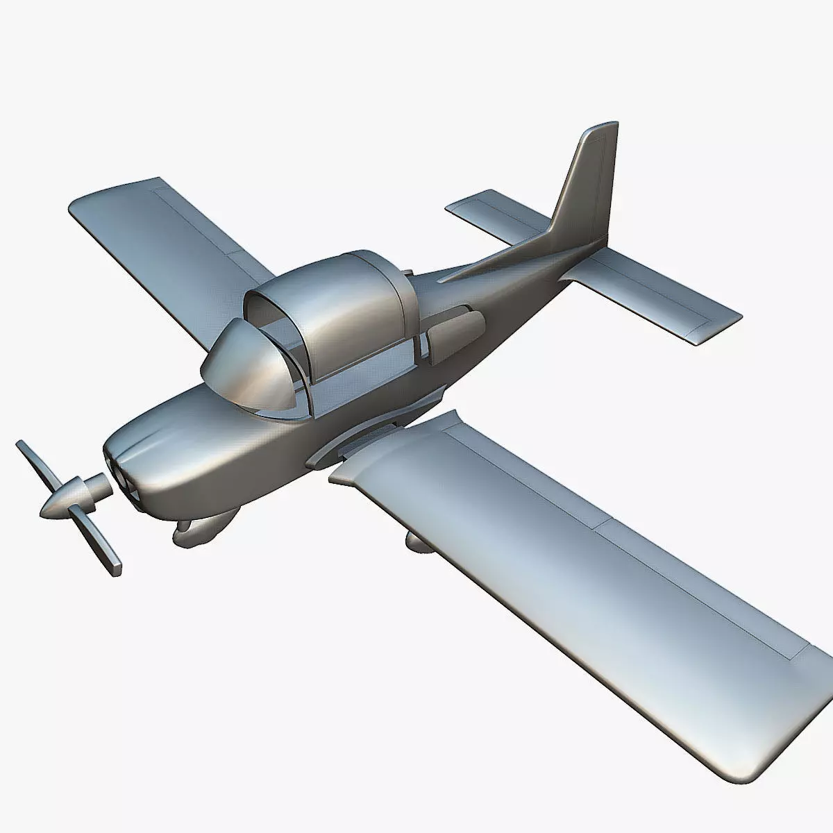 Grumman AA-5B Tiger - 3D Printable Model 3D print model_0