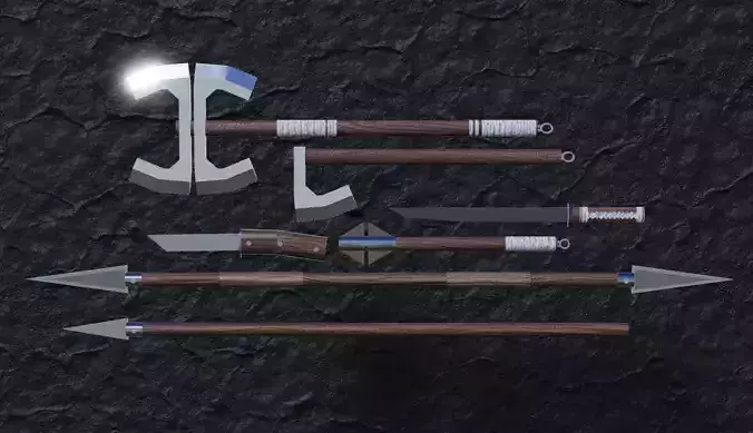 Roblox Weapon Pack 3D model