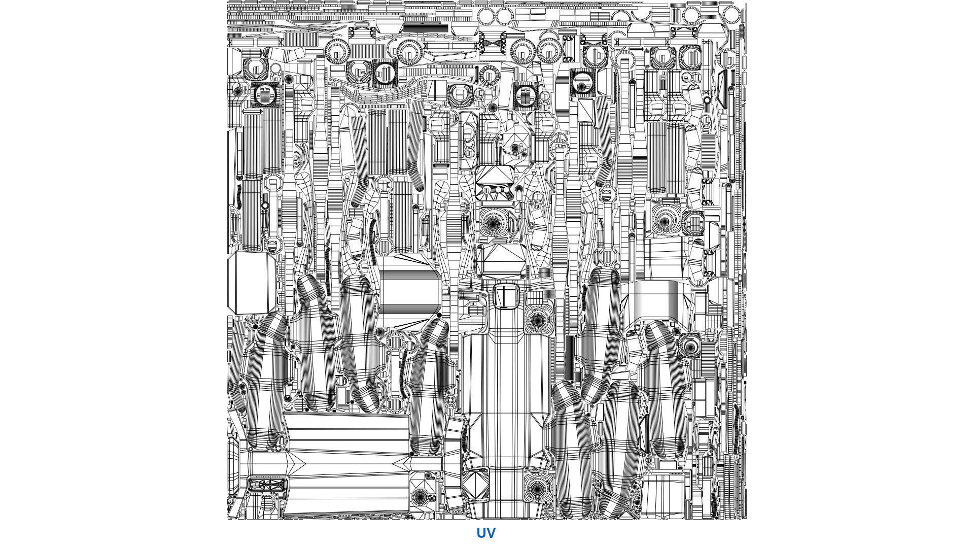 Robot Dog 1A Low-poly 3D model_11