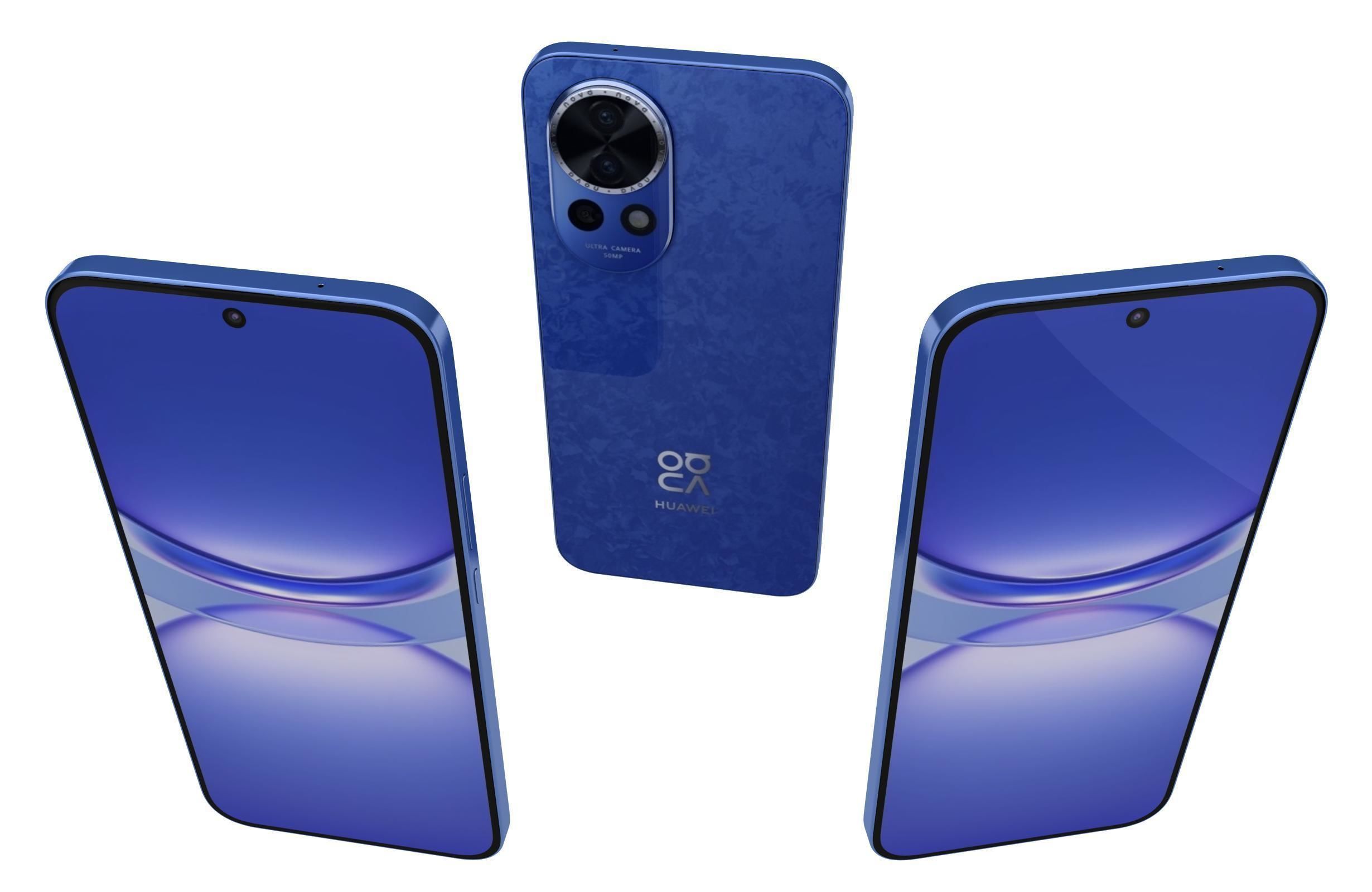 Huawei Nova 12 Blue 3D model_6