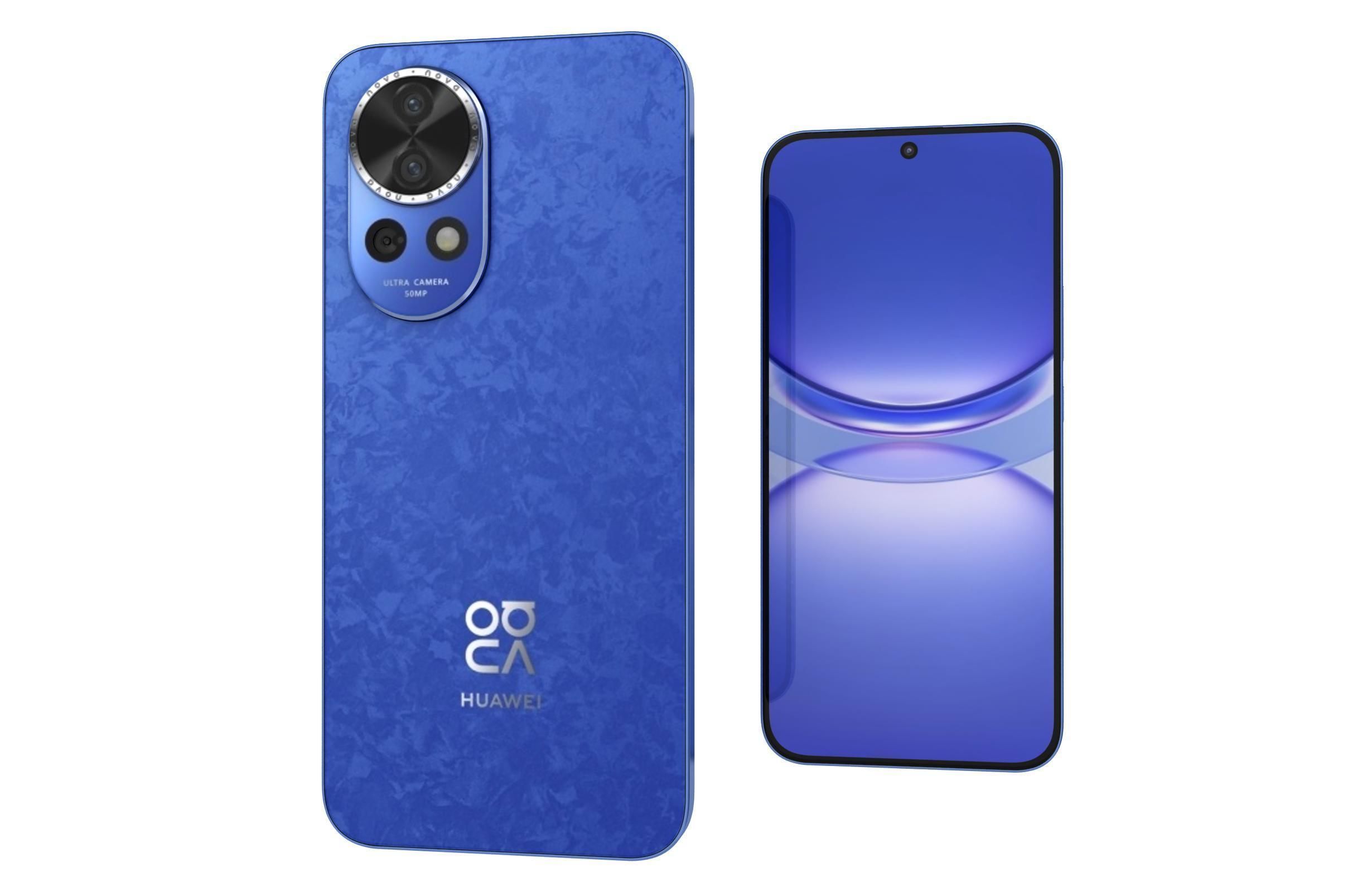 Huawei Nova 12 Blue 3D model_11