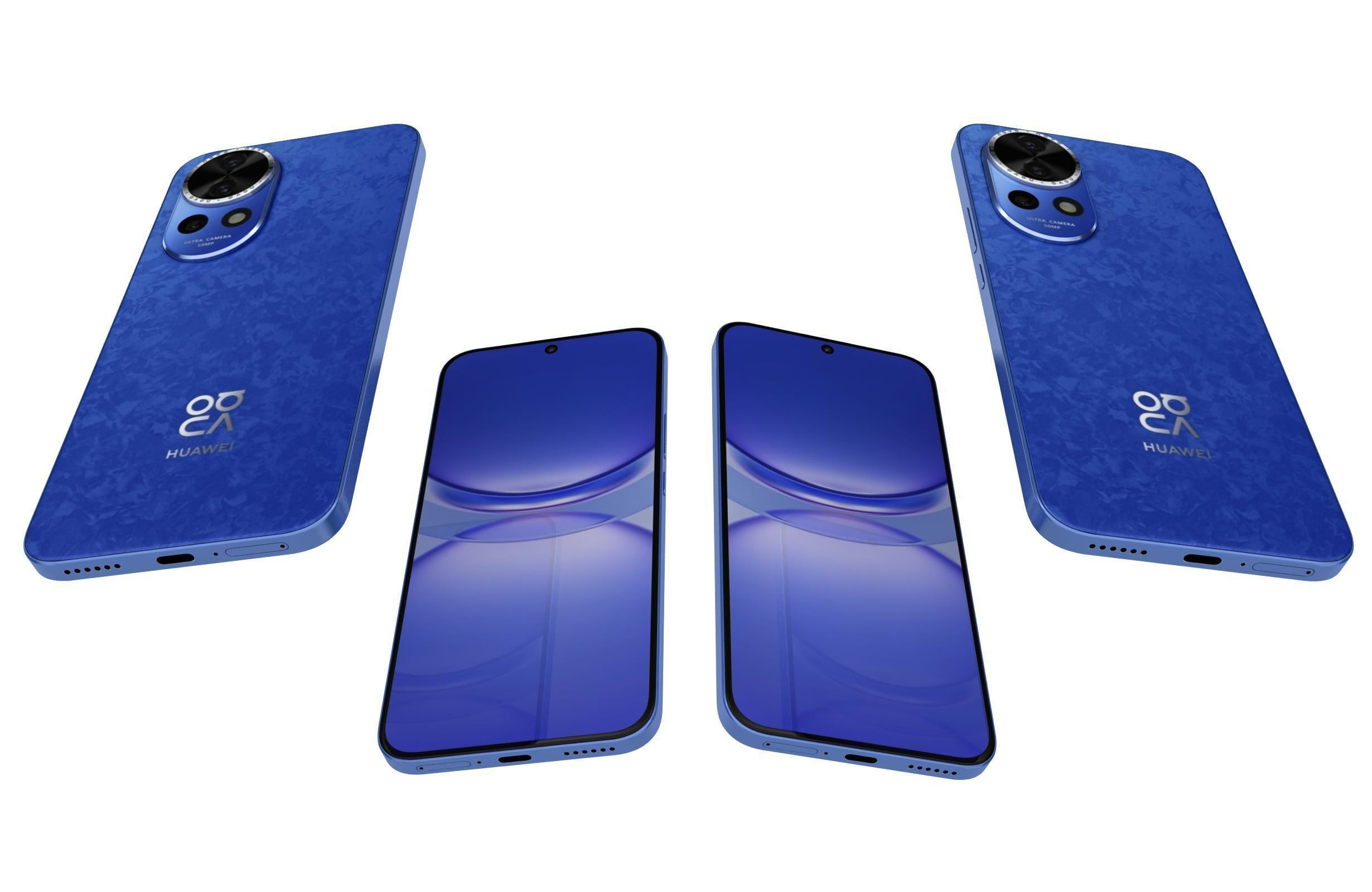 Huawei Nova 12 Blue 3D model_5