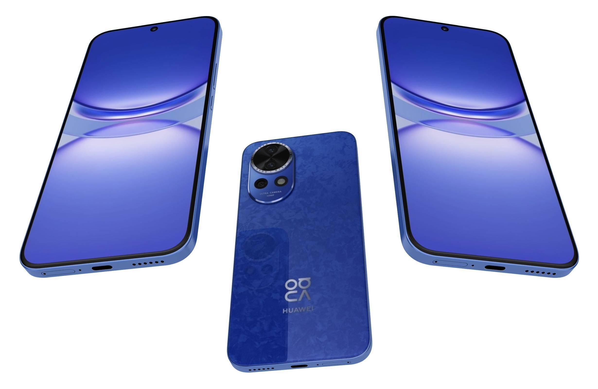 Huawei Nova 12 Blue 3D model_7