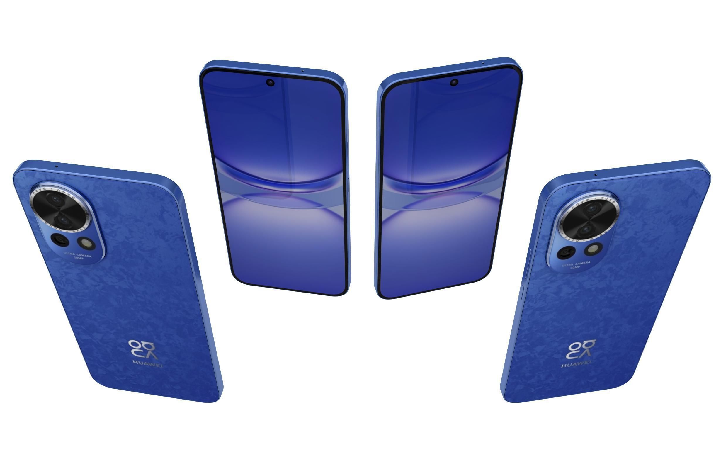Huawei Nova 12 Blue 3D model_4