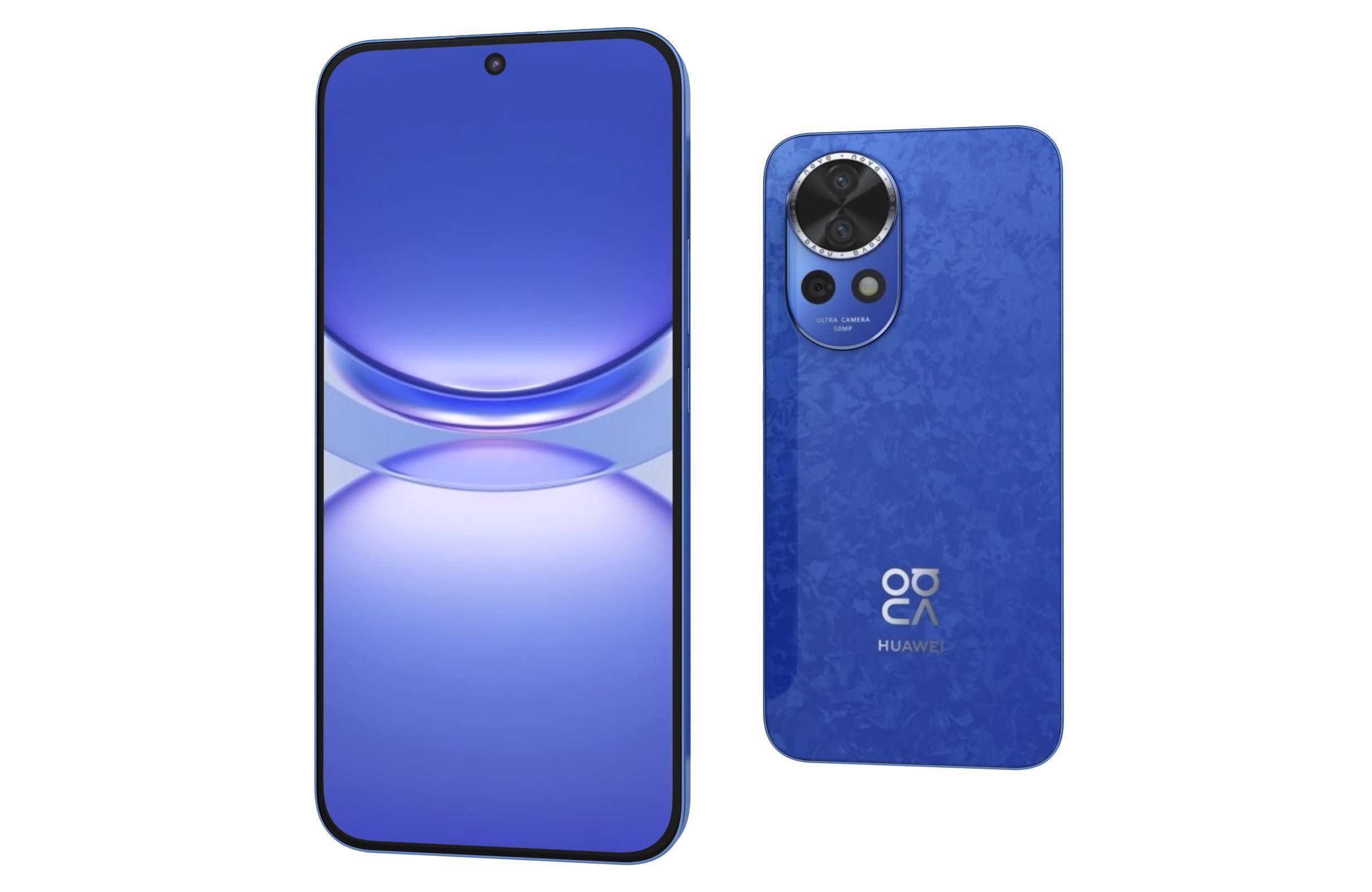 Huawei Nova 12 Blue 3D model_8