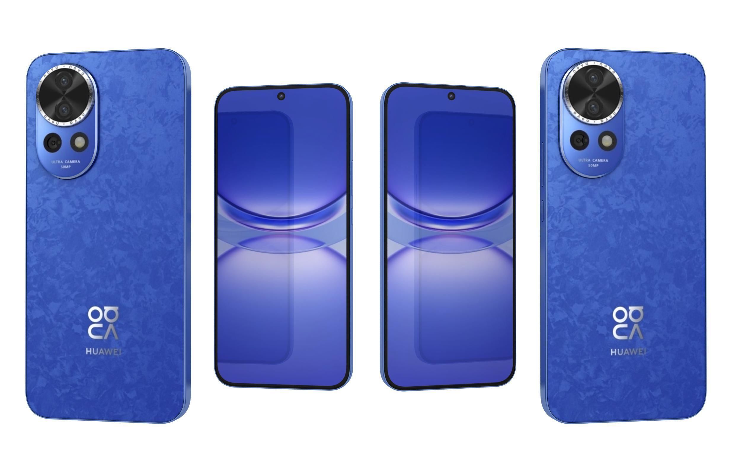Huawei Nova 12 Blue 3D model_9