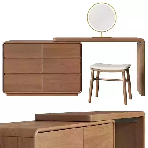 GVAwood telescopic dressing table