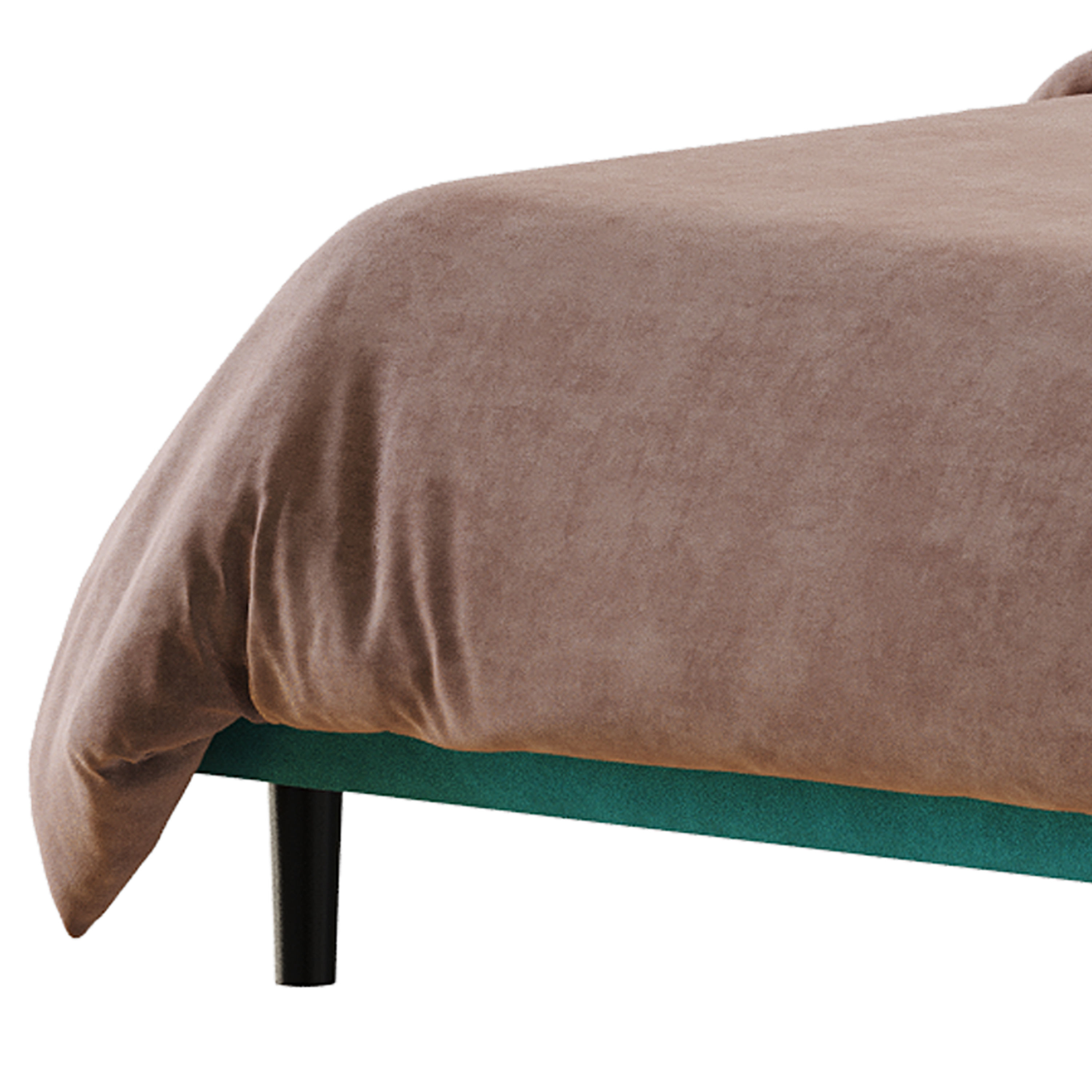 Amolife Upholstered Bed 3D model_7