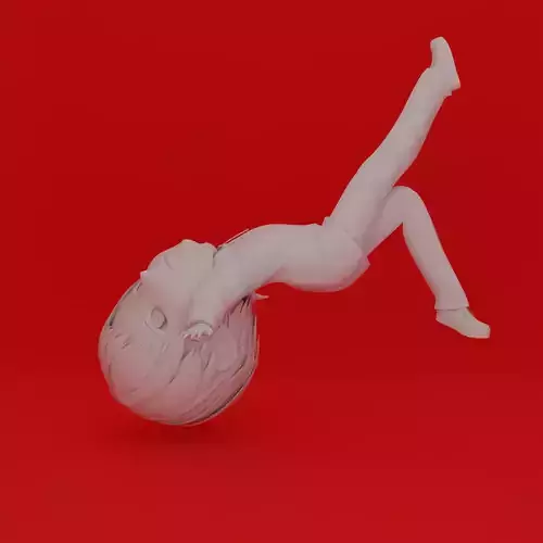 Cartoon Character Boy Pose