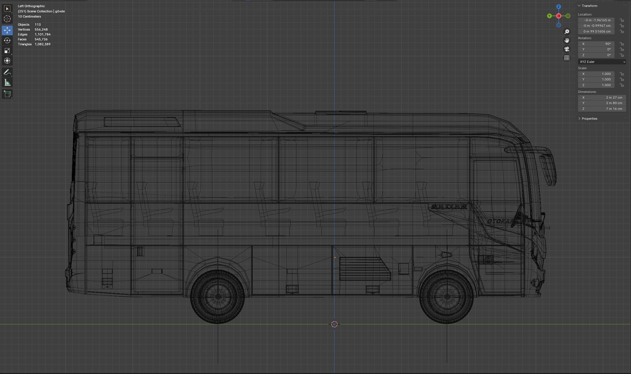OTOKAR SULTAN BUS Maresal3d 3D model_16