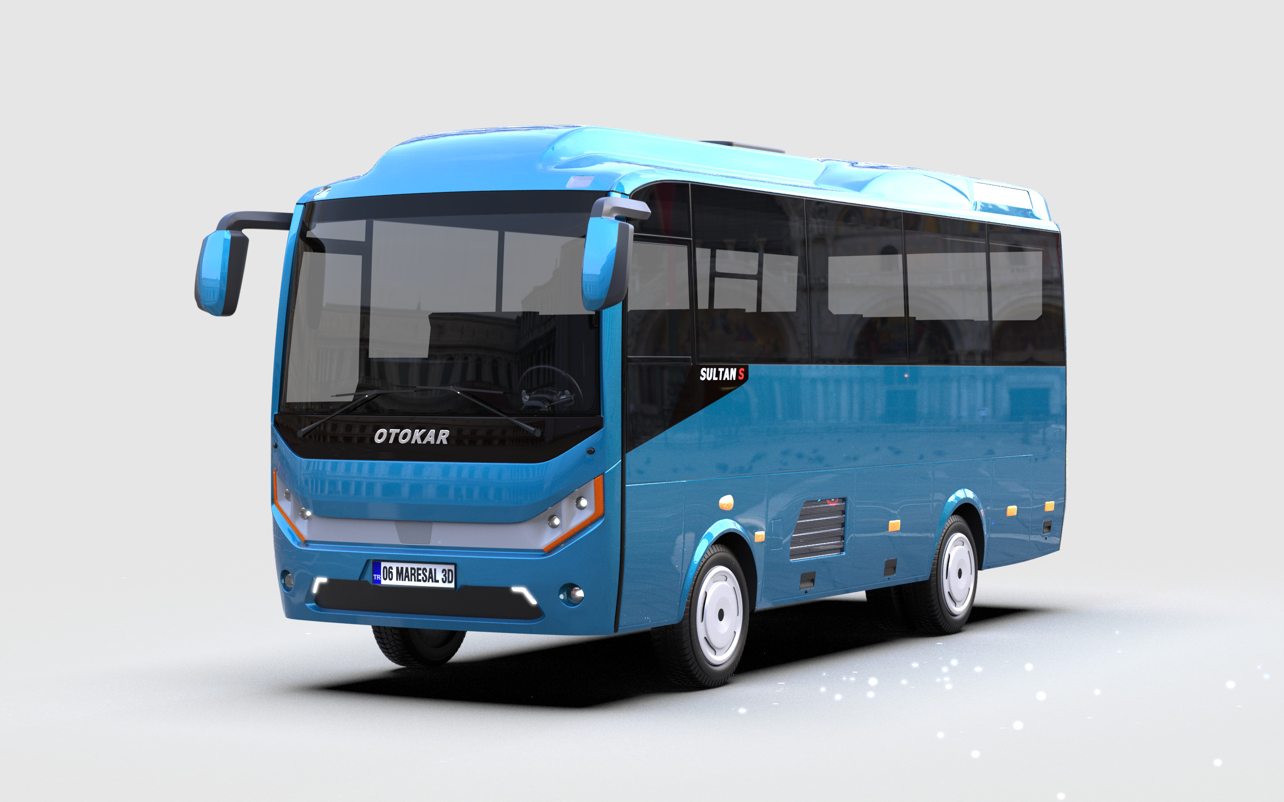 OTOKAR SULTAN BUS Maresal3d 3D model_11