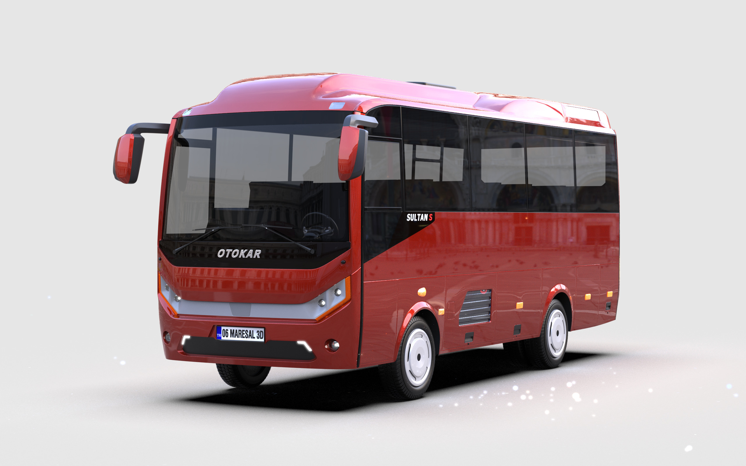 OTOKAR SULTAN BUS Maresal3d 3D model_12