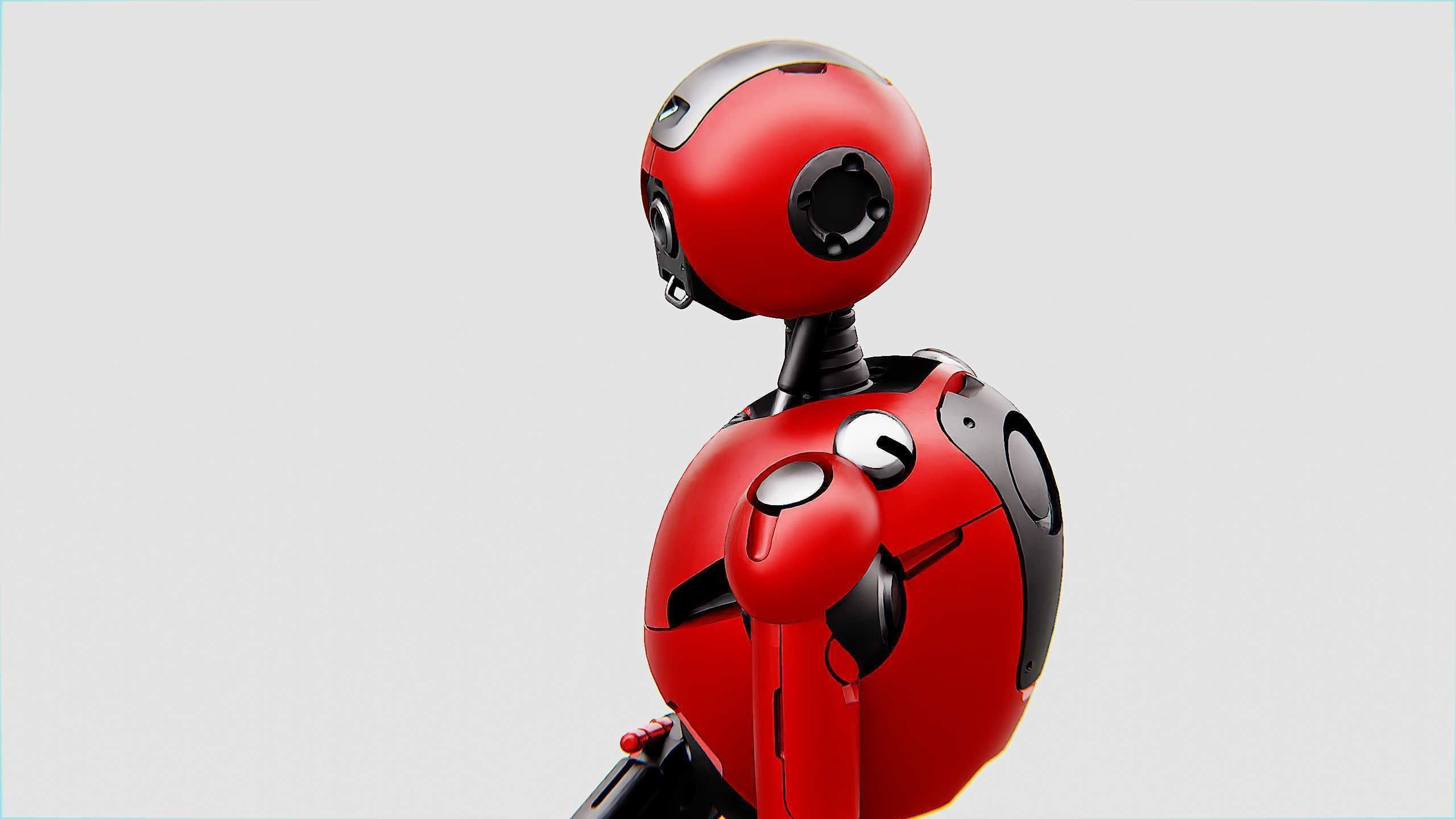 BATTLE DROID X-4000 Rigged for Unreal Engine - Unity - MIXAMO  3D model_19