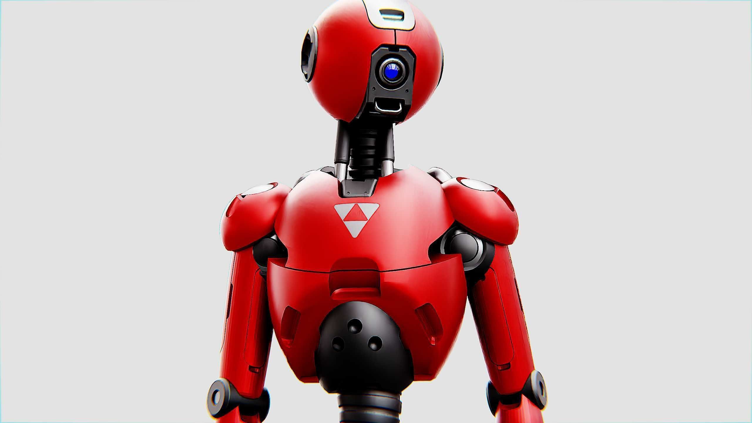 BATTLE DROID X-4000 Rigged for Unreal Engine - Unity - MIXAMO  3D model_30