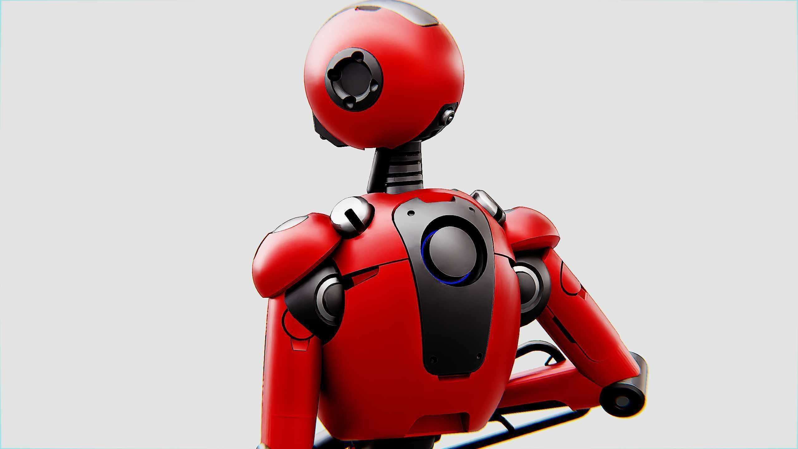 BATTLE DROID X-4000 Rigged for Unreal Engine - Unity - MIXAMO  3D model_20