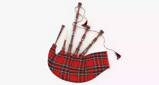 Bagpipes Red