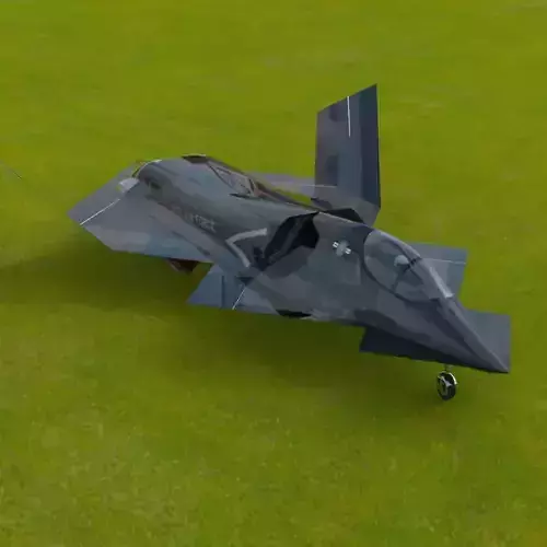YF-23 Phantom for 3ds and obj 3D model