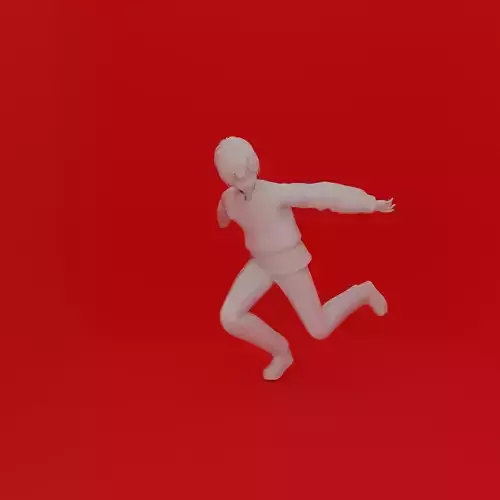 Cartoon Man Pose 3D print model