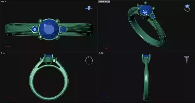 4 Prong Engagement Ring