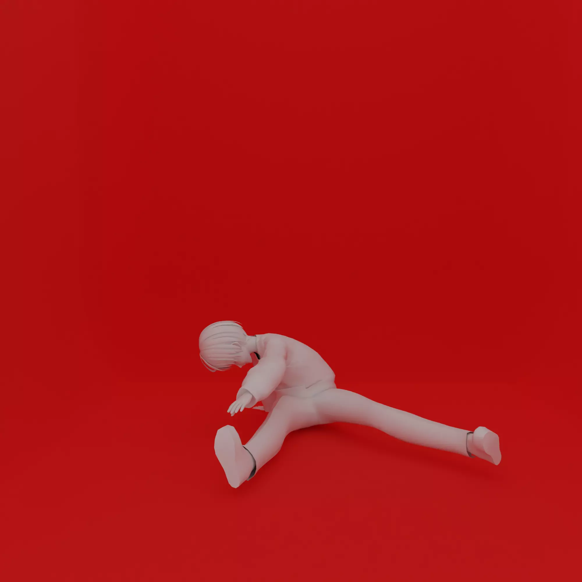 Cartoon Man Pose 3D print model_0