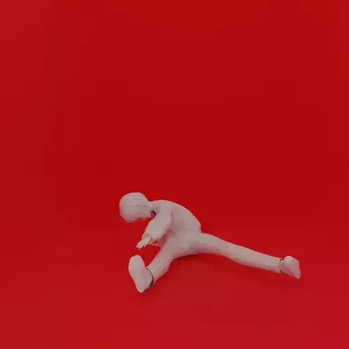 Cartoon Man Pose 3D print model