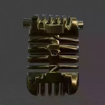 Vintage microphone key chian