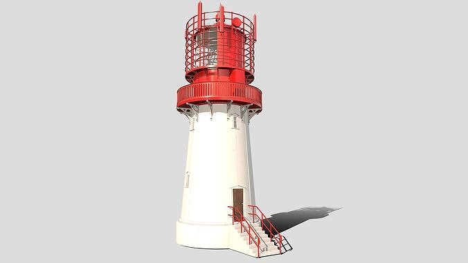 LightHouse Low-poly 3D model