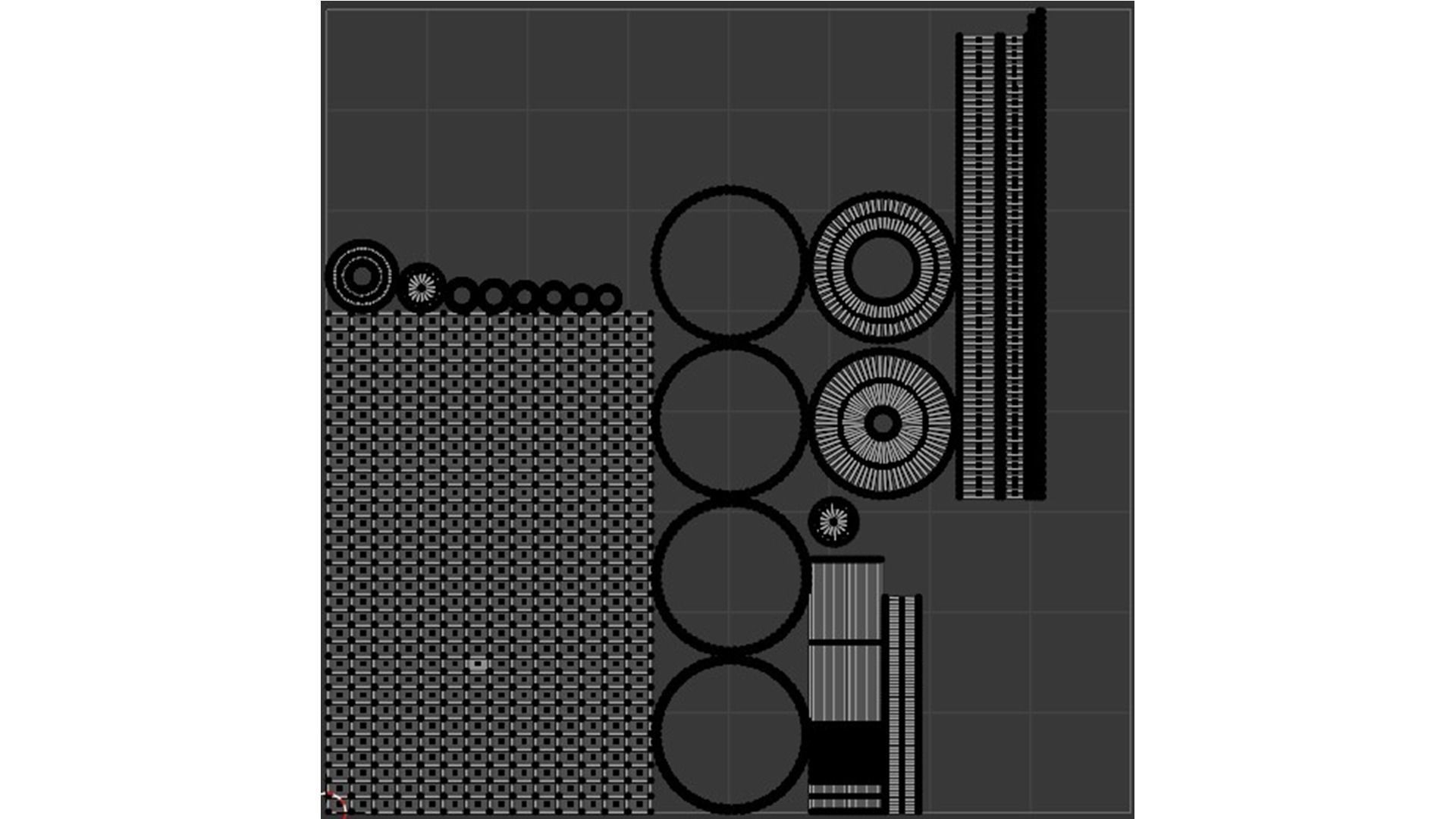 Wall Lamp 3D Model Free low-poly 3D model_5