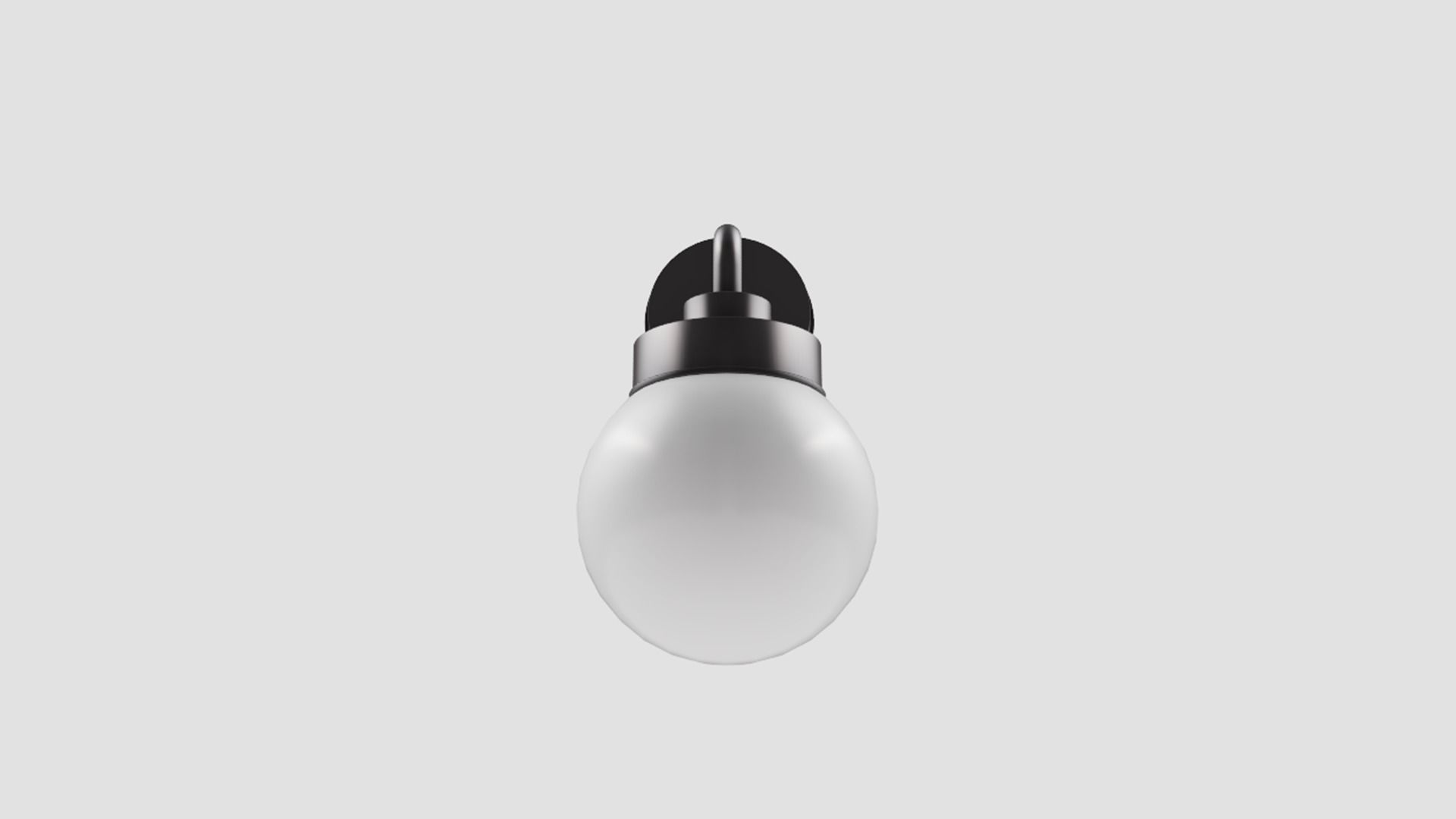 Wall Lamp 3D Model Free low-poly 3D model_2