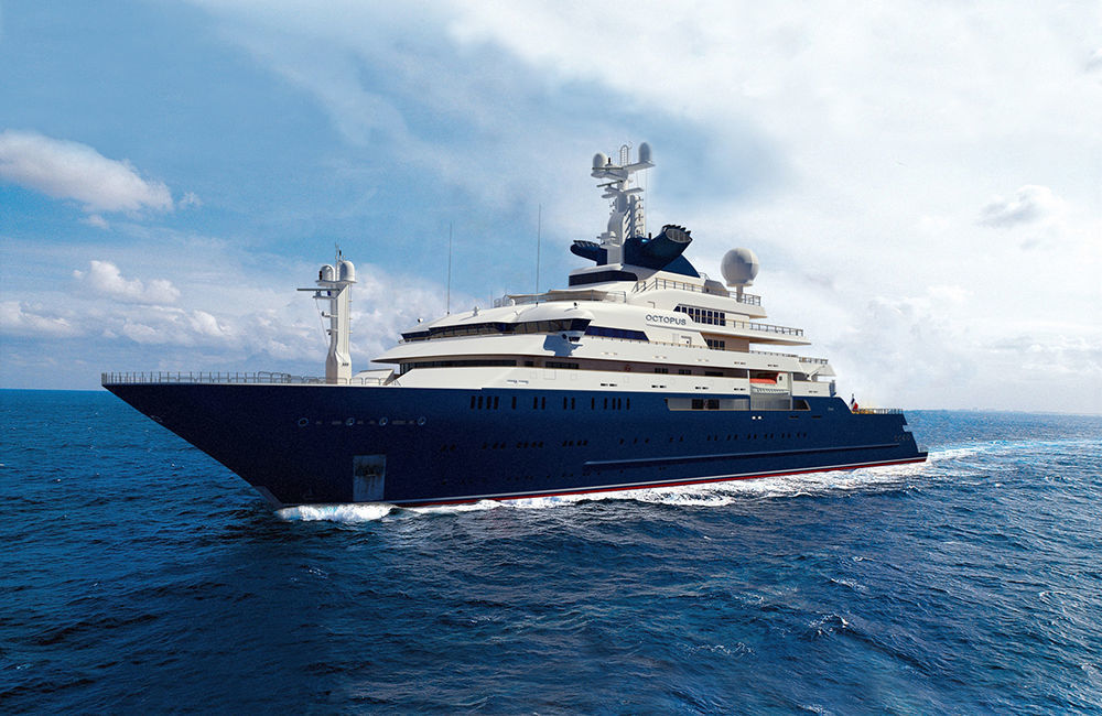 Octopus Yacht Low-poly 3D model_16