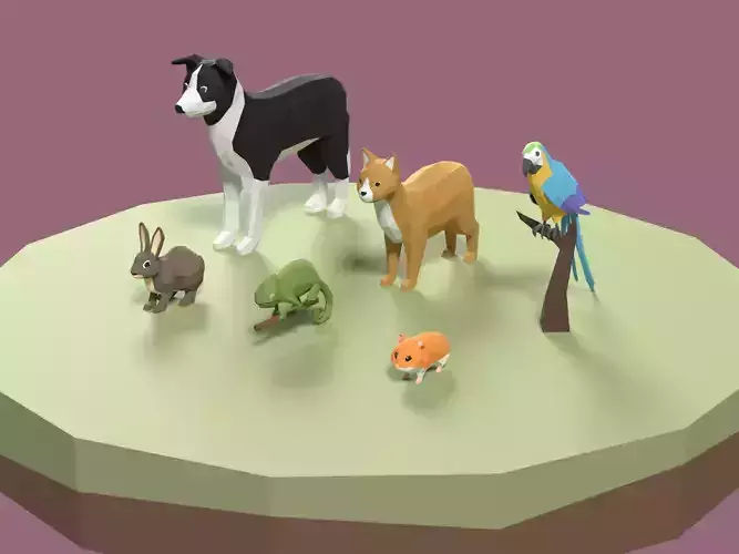 Stylized Pet animals pack
