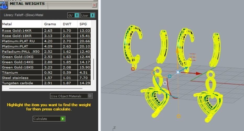 Heart Earring 3D print model_7