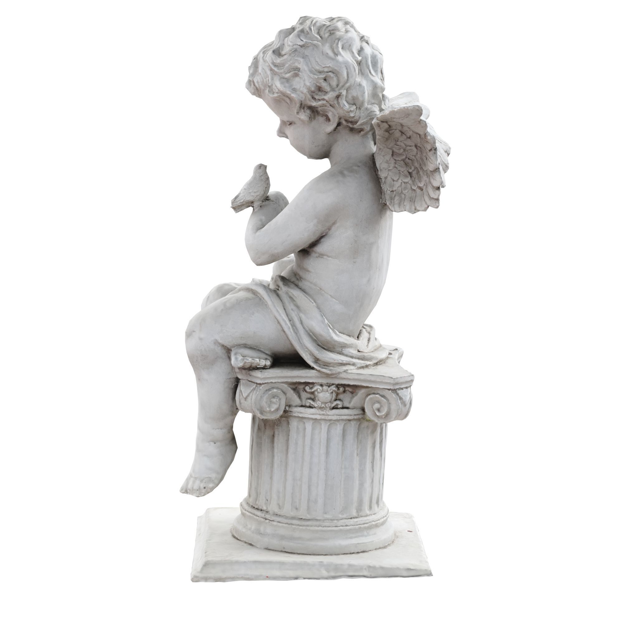 Baby Angel Sculpture 3D model_2