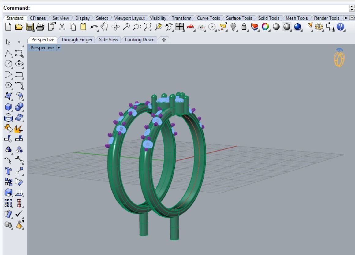 minimal rings 3D print model_3