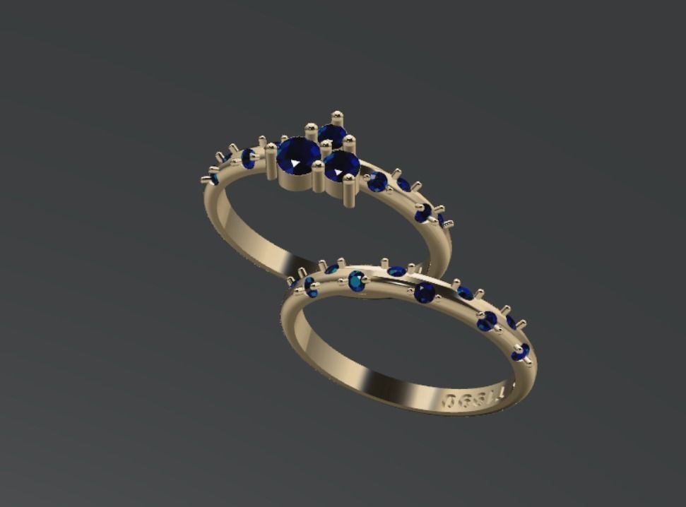 minimal rings 3D print model_1
