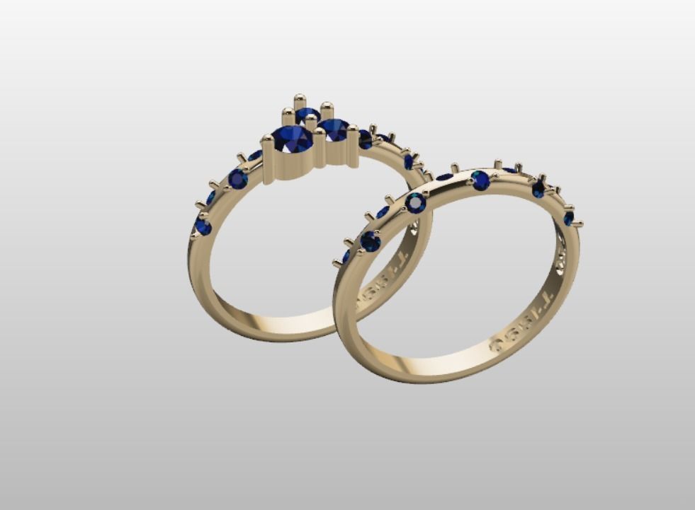 minimal rings 3D print model_2