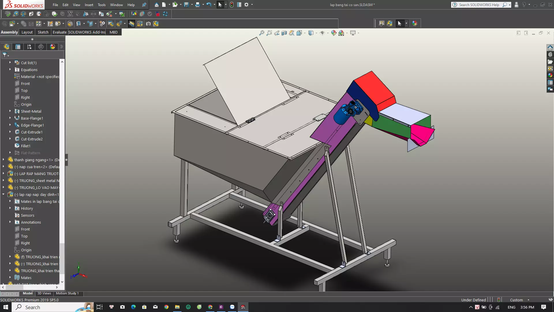 Hopper Converyor 3D model