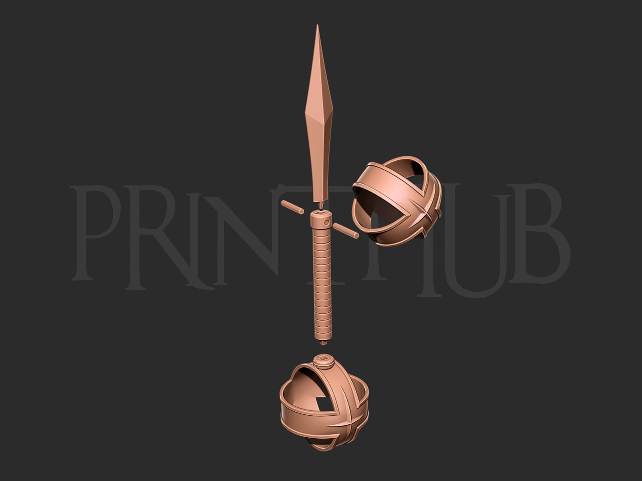 Sukuna Cursed Tool Weapon - Jujutsu Kaisen 3D print model_7