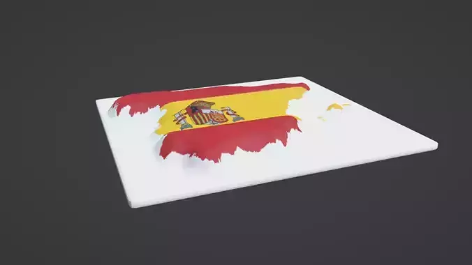 Spain Map 3D print model