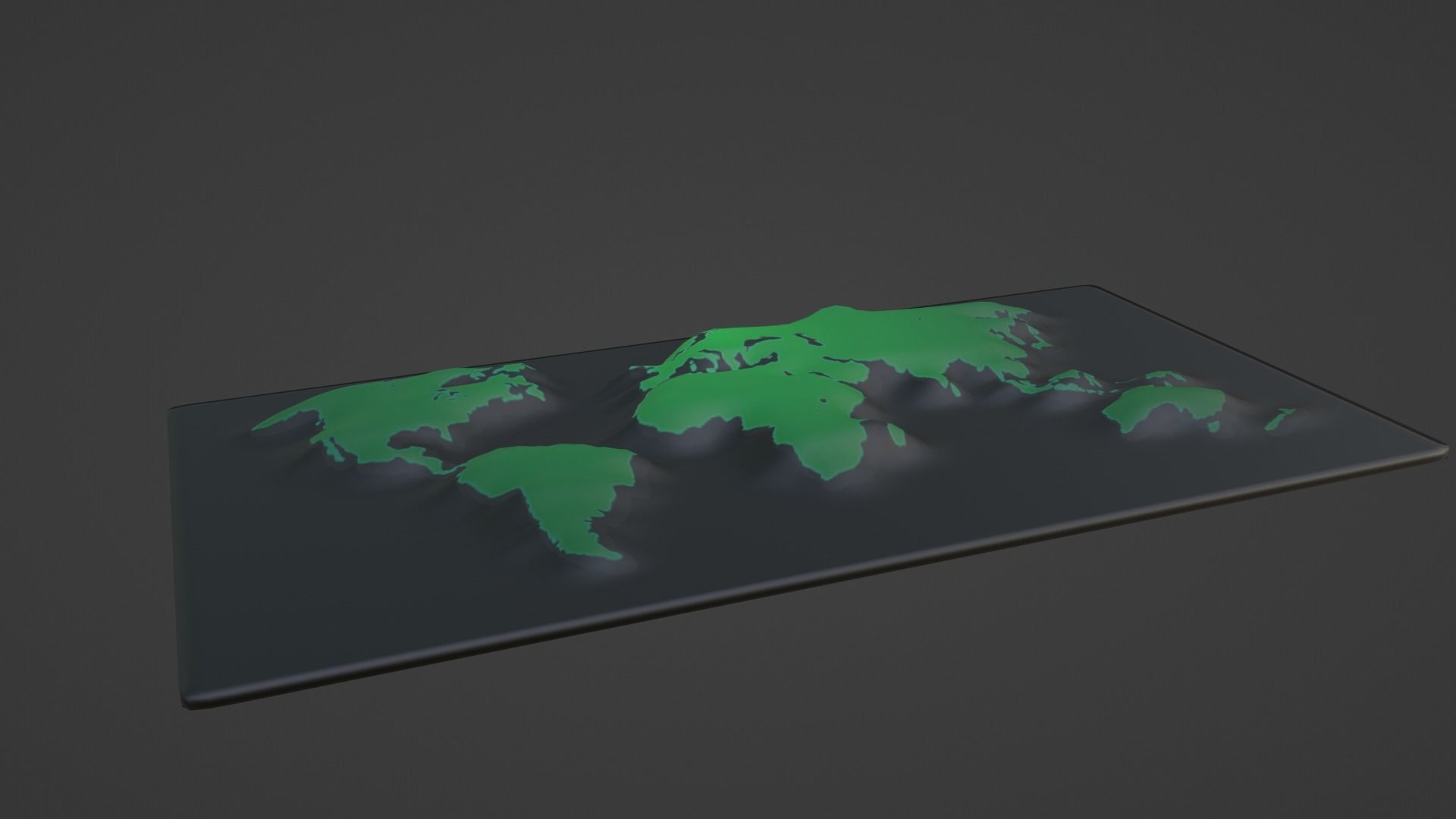 World Map 3D print model_1