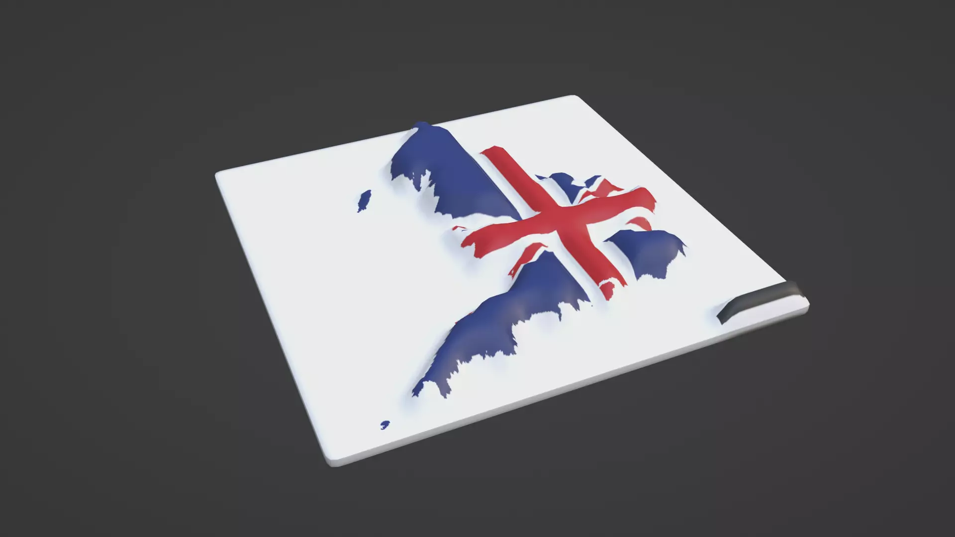 England Map 3D print model_0