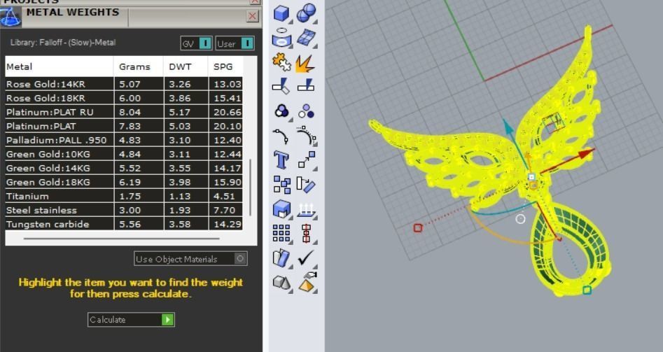 Angel Wing Pendant 3D print model_7