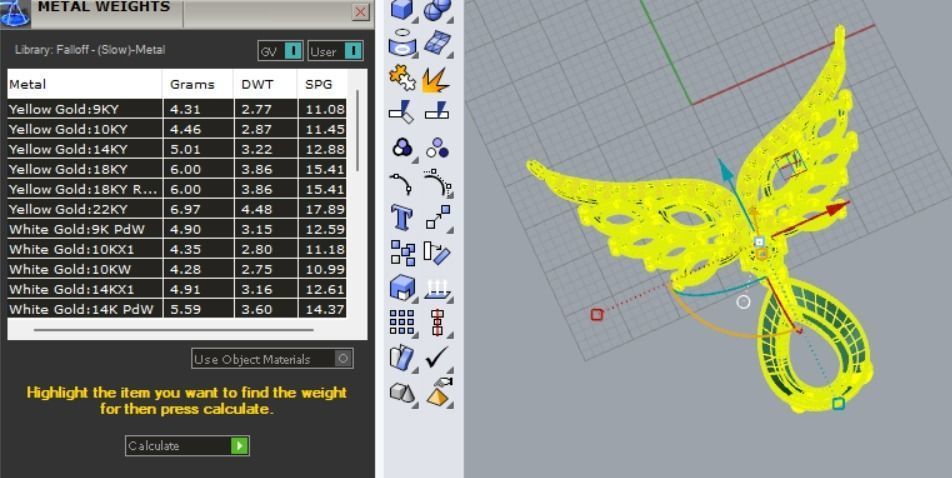 Angel Wing Pendant 3D print model_5