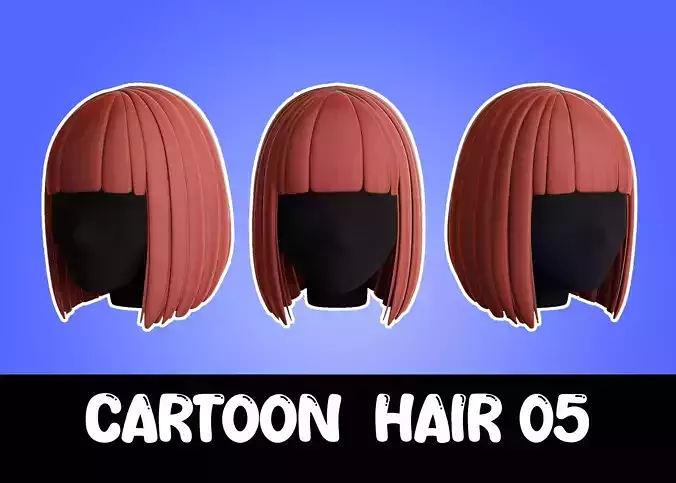 Cartoon Hair 05 